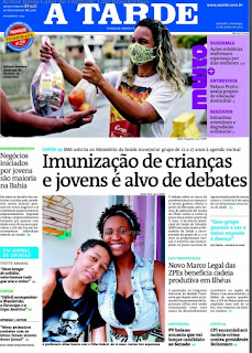 Leia o Jornal A Tarde do dia 27.06.2021