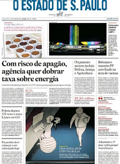 Leia o Jornal Estadão do dia 29.06.2021