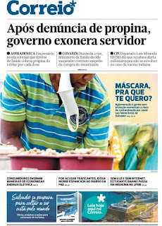 Leia o Jornal Correio da Bahia do dia 30.06.2021