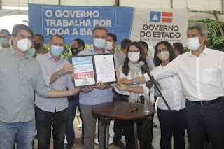 Governador Rui Costa entrega obra de recuperação da BA-131 entre os municípios de Caém e Saúde