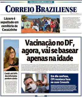 Leia o Jornal Correio Braziliense do dia 02.07.2021