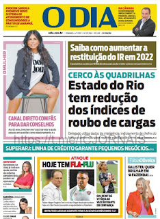 Leia o Jornal O Dia do dia 04.07.2021