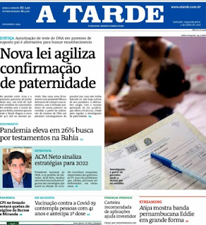 Leia o Jornal A Tarde do dia 05.07.2021