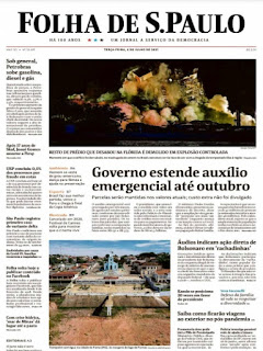 Leia o Jornal Folha de São Paulo do dia 06.07.2021