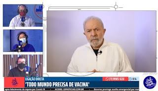 Lula disse que ele representa a democracia e Bolsonaro o fascismo