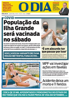 Leia o Jornal O Dia do dia 07.07.2021