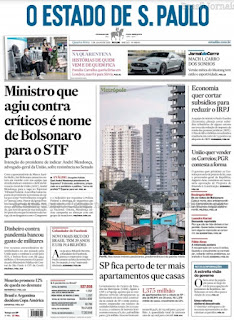 Leia o Jornal Estadão do dia 07.07.2021