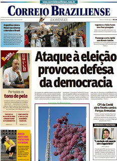 Leia o Jornal Correio Braziliense do dia 11.07.2021