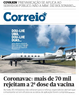 Leia o Jornal Correio da Bahia do dia 13.07.2021