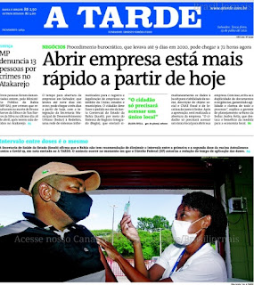 Leia o Jornal A Tarde do dia 13.07.2021