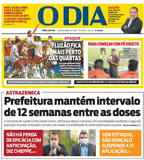 Leia o Jornal O Dia do dia 14.07.2021