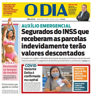 Leia o Jornal O Dia do dia 15.07.2021