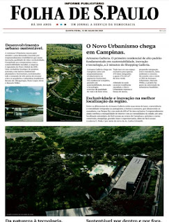 Leia o Jornal Folha de São Paulo do dia 15.07.2021