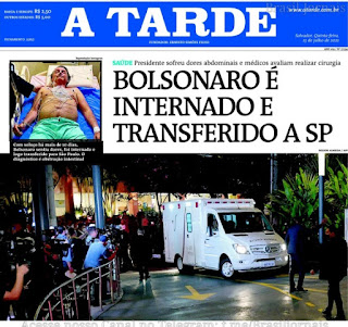 Leia o Jornal A Tarde do dia 15.07.2021