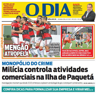Leia o Jornal O Dia do dia 19.07.2021