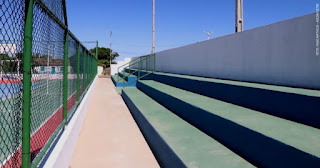 Secretário acompanha obras de infraestrutura esportiva no interior do estado
