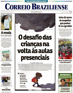 Leia o Jornal Correio Braziliense do dia 25.07.2021