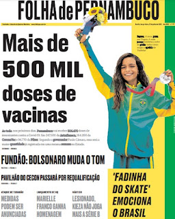 Leia o Jornal Folha de Pernambuco do dia 27.07.2021