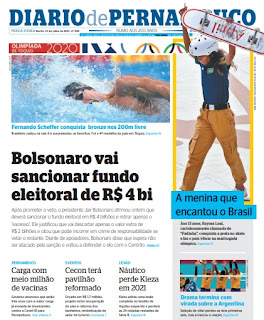 Leia o Jornal Diário de Pernambuco do dia 27.07.2021