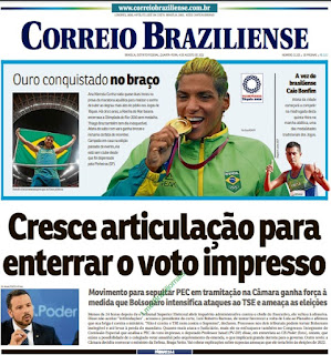 Leia o Jornal Correio Braziliense do dia 04.08.2021