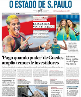 Leia o Jornal Estadão do dia 04.08.2021