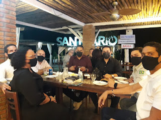 Técnicos do ministério do turismo estão visitando a região