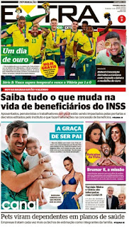 Leia o Jornal Extra do dia 08.08.2021