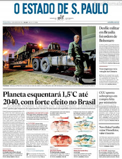 Leia o Jornal Estadão do dia 10.08.2021