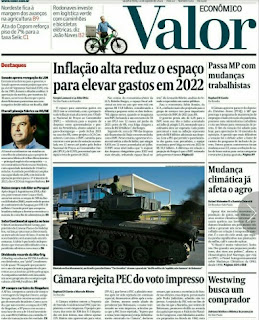 Leia o Jornal Valor Econômico do dia 11.08.2021