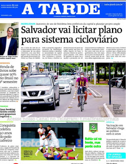 Leia o Jornal A Tarde do dia 16.08.2021