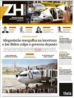 Leia o Jornal Zero Hora do dia 17.08.2021
