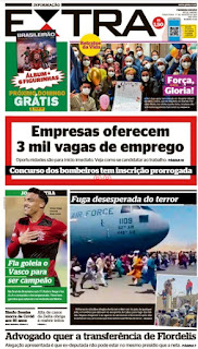 Leia o Jornal Extra do dia 17.08.2021
