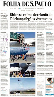 Leia o Jornal Folha de São Paulo do dia 17.08.2021