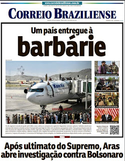 Leia o Jornal Correio Braziliense do dia 17.08.2021