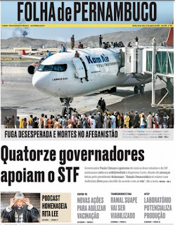 Leia o Jornal Folha de Pernambuco do dia 17.08.2021