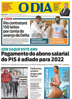 Leia o Jornal O Dia do dia 17.08.2021