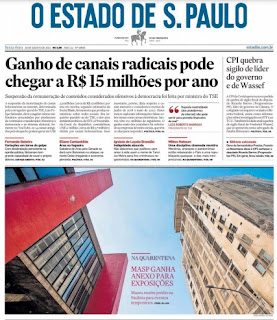 Leia o Jornal Estadão do dia 20.06.2021