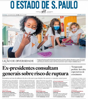 Leia o Jornal Estadão do dia 22.06.2021