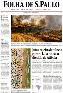 Leia o Jornal Folha de São Paulo do dia 23.06.2021