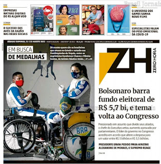 Leia o Jornal Zero Hora do dia 23.06.2021