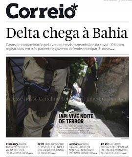 Leia o Jornal Correio da Bahia do dia 27.06.2021