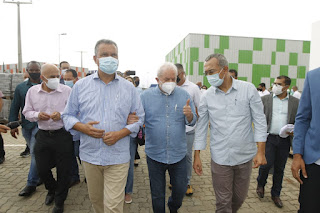 Governador Rui Costa visita instalações do Senai Cimatec Park com ex-presidente Lula