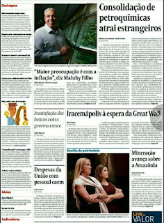 Leia o Jornal Valor Econômico do dia 30.06.2021