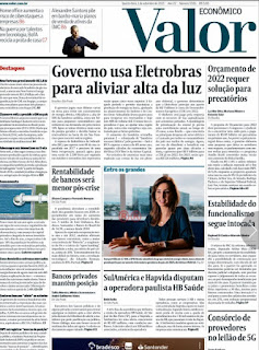Leia o Jornal Valor Econômico do dia 01.09.2021