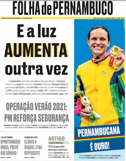 Leia o Jornal Folha de Pernambuco do dia 01.09.2021
