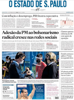 Leia o Jornal Estadão do dia 02.09.2021