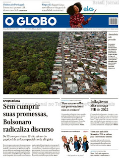 Leia o Jornal O Globo do dia 05.09.2021