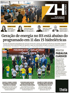 Leia o Jornal Zero Hora do dia 06.09.2021