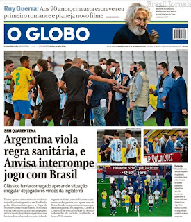 Leia o Jornal O Globo do dia 06.09.2021