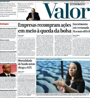 Leia o Jornal Valor Economico do dia 06.09.2021